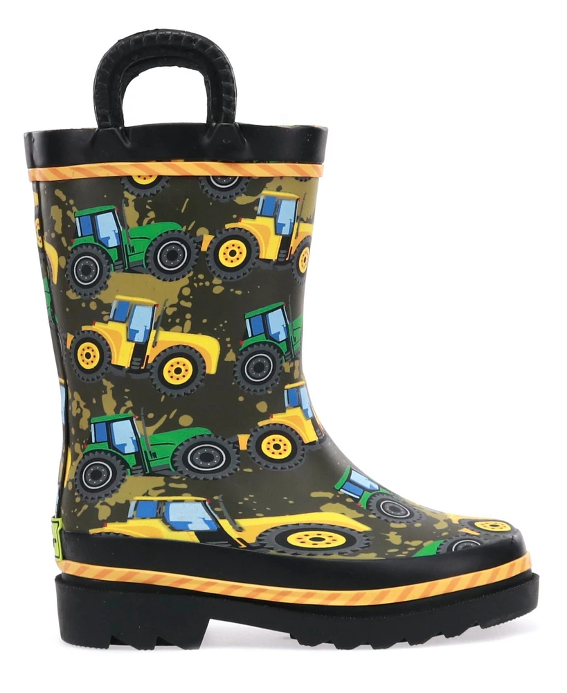 Western Chief Little Boys Tractor Tough Rain Boot