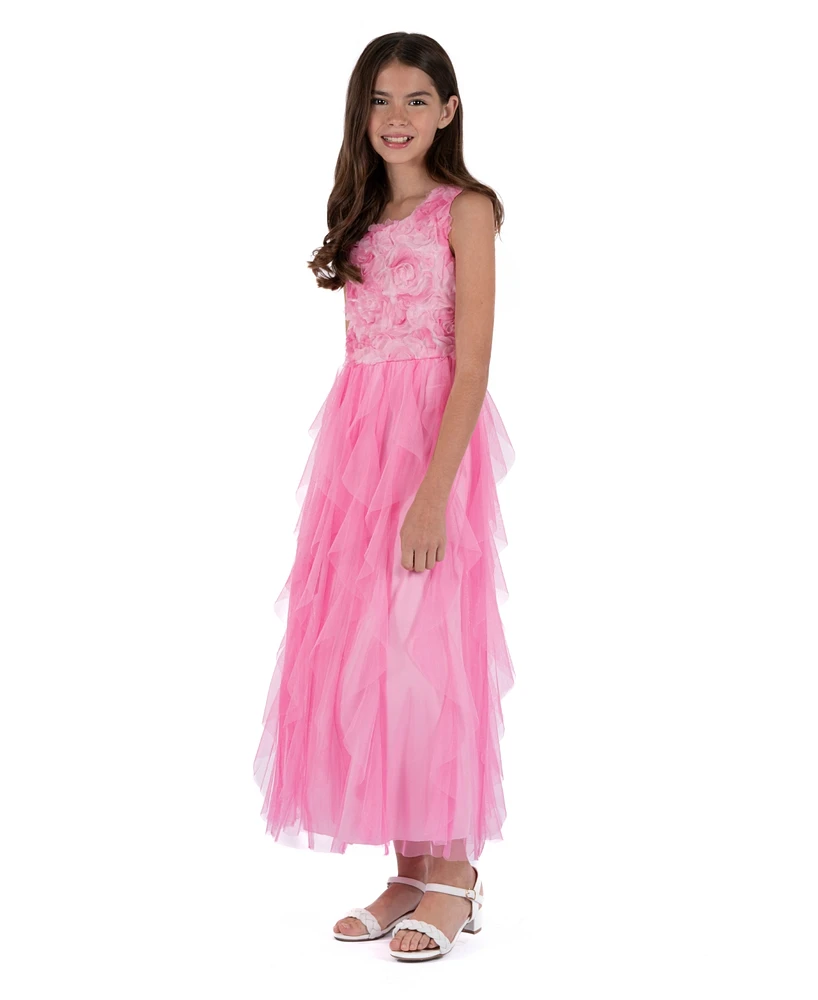 Speechless Big Girls Sleeveless Tulle Social Dress