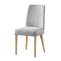 Simplie Fun Taylor Chair With Natural Legs And Fabric