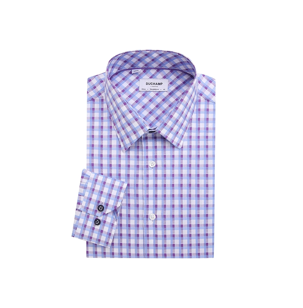 Duchamp London Fancy Check Dress Shirt