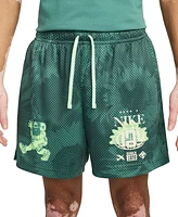 Nike Men's Club Mesh Flow Atheltic-Fit Printed Shorts