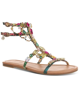 Thalia Sodi Women's Jenesis Embellished Flat Sandals