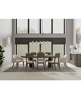 Frandlyn 9pc Dining Set (Table + 6 Side Chairs + 2 Host Chairs)