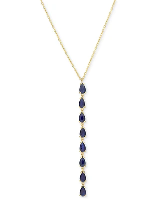 Sapphire Lariat Necklace (2 ct. t.w.) in 10k Gold, 16-1/2" + 1" extender