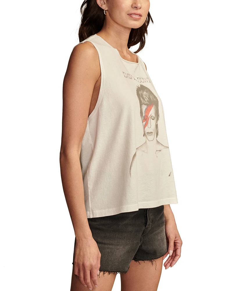 Lucky Brand Women's Bowie Braided-Back Muscle Tank