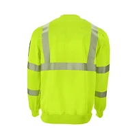 RefrigiWear Men's Men s Hi Vis Crewneck Sweatshirt