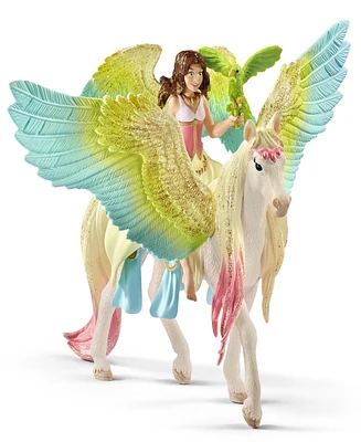 Schleich Bayala Fairy Surah with Glitter Pegasus Figurine Playset