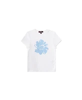 Child Amita Flower Cream Graphic Jersey Tee