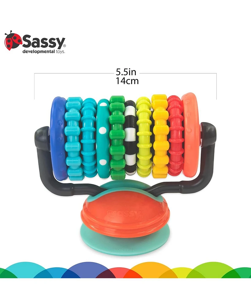 Sassy Eco Rings Around Tray Toy, Made with Plant-Based Plastic, 6+ Months - Assorted Pre