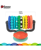 Sassy Eco Rings Around Tray Toy, Made with Plant-Based Plastic, 6+ Months - Assorted Pre