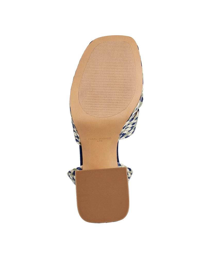 Marc Fisher Ltd Women's Janie Block Heel Dress Sandals