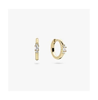 Ana Luisa Gold Huggie Hoops - Kodi