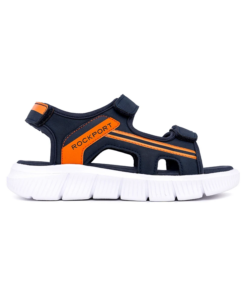 Rockport Little and Big Boys Rodney Open Toe Flat Sandals