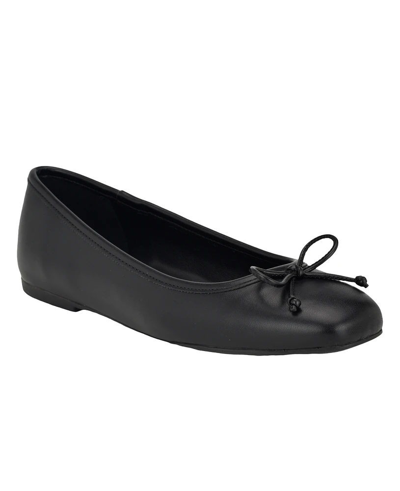 Calvin Klein Women's Bronte Slip-On Square Toe Dress Flats