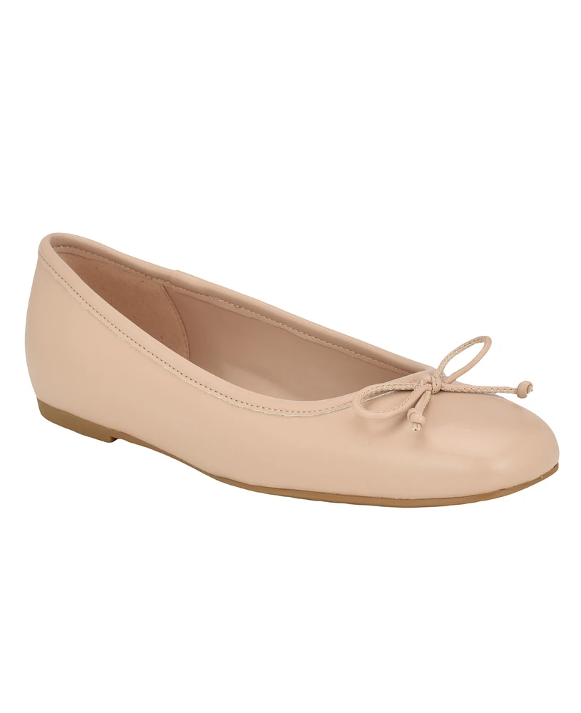 Calvin Klein Women's Bronte Slip-On Square Toe Dress Flats