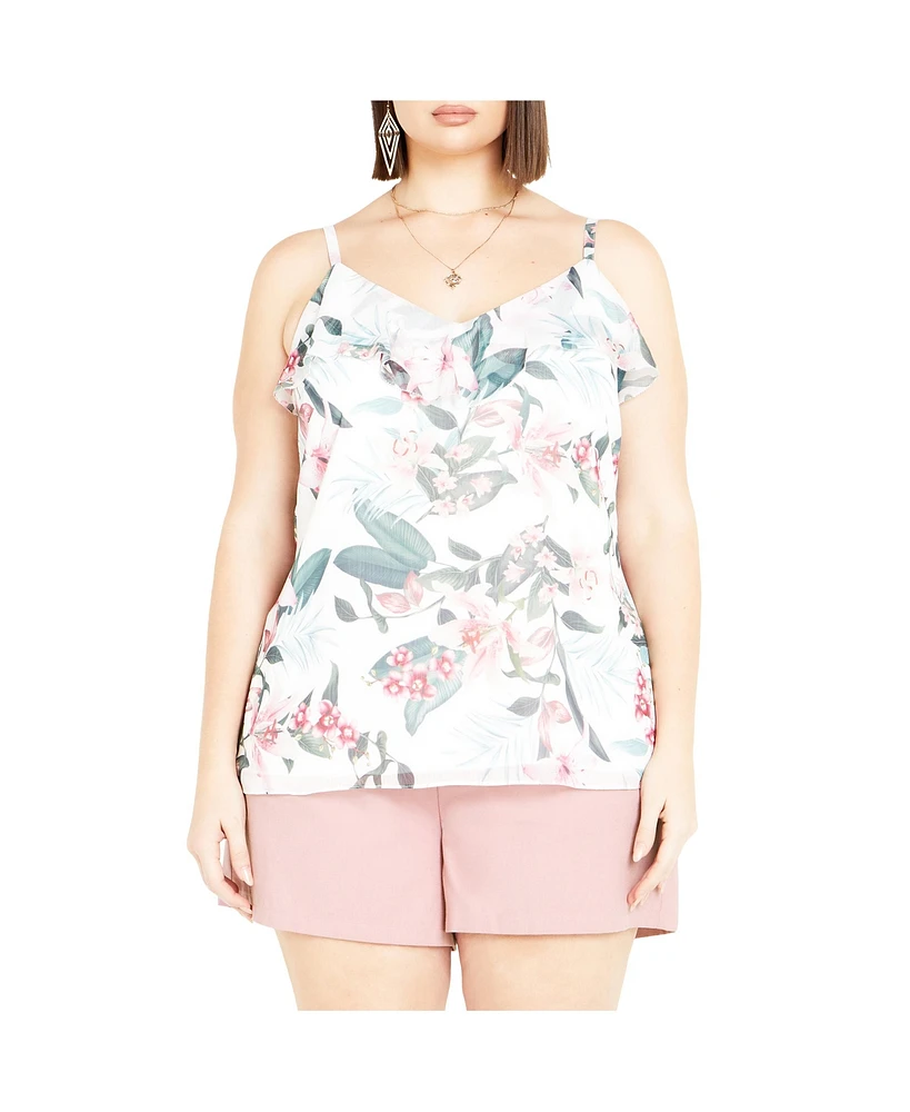 Plus Nicole Print Cami