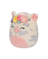 Squishmallows 8" Rosie - Spotted Pig With Flower Crown Plush