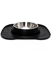 Silicone Dog Bowl Mat with Anti-Skid Feature