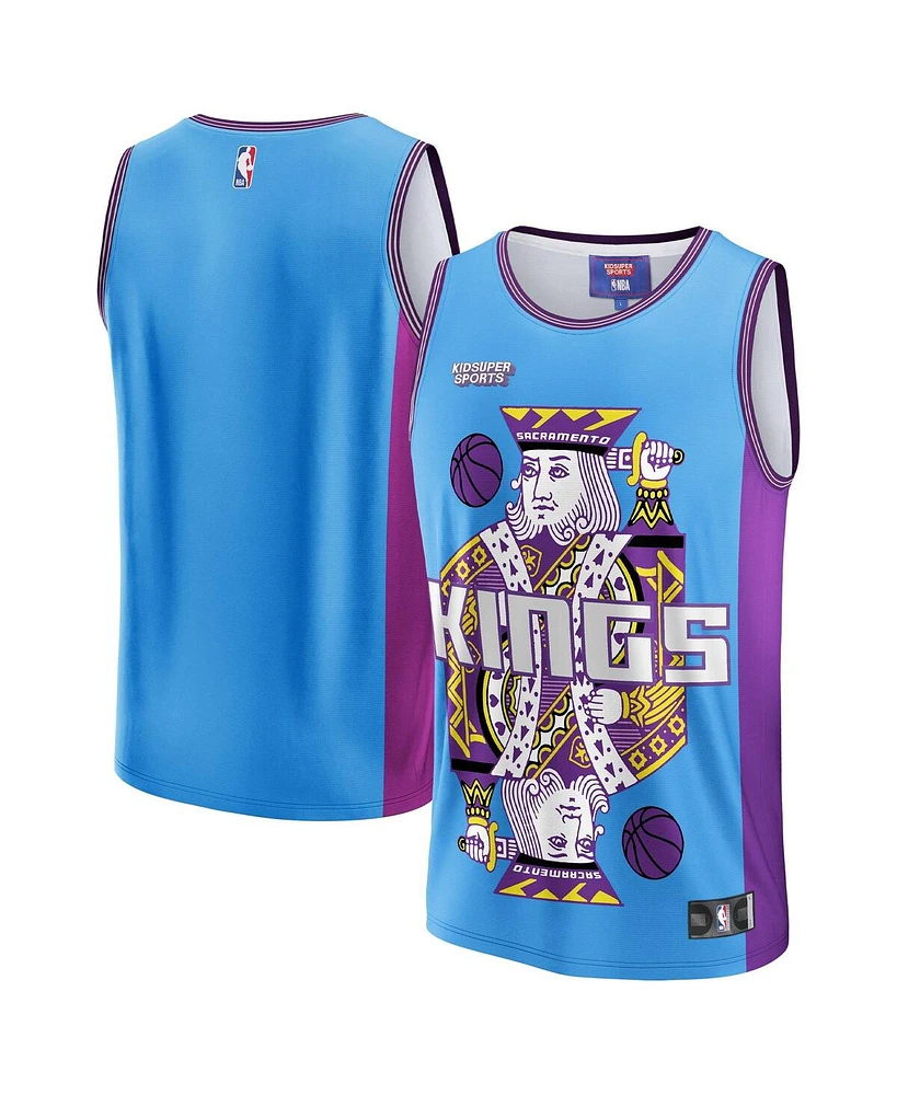 Men's and Women's Nba & KidSuper Studios by Fanatics Blue Sacramento Kings Hometown Jersey