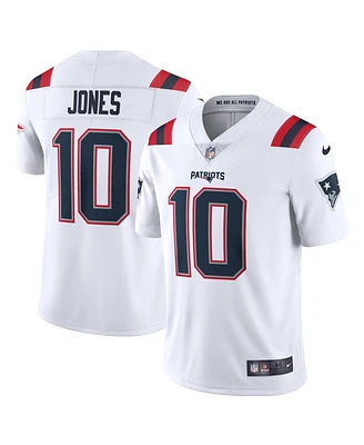 Men's Nike Mac Jones White New England Patriots Vapor Limited Jersey