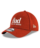 Men's New Era Scarlet Hendrick Motorsports Budweiser 39THIRTY Flex Hat