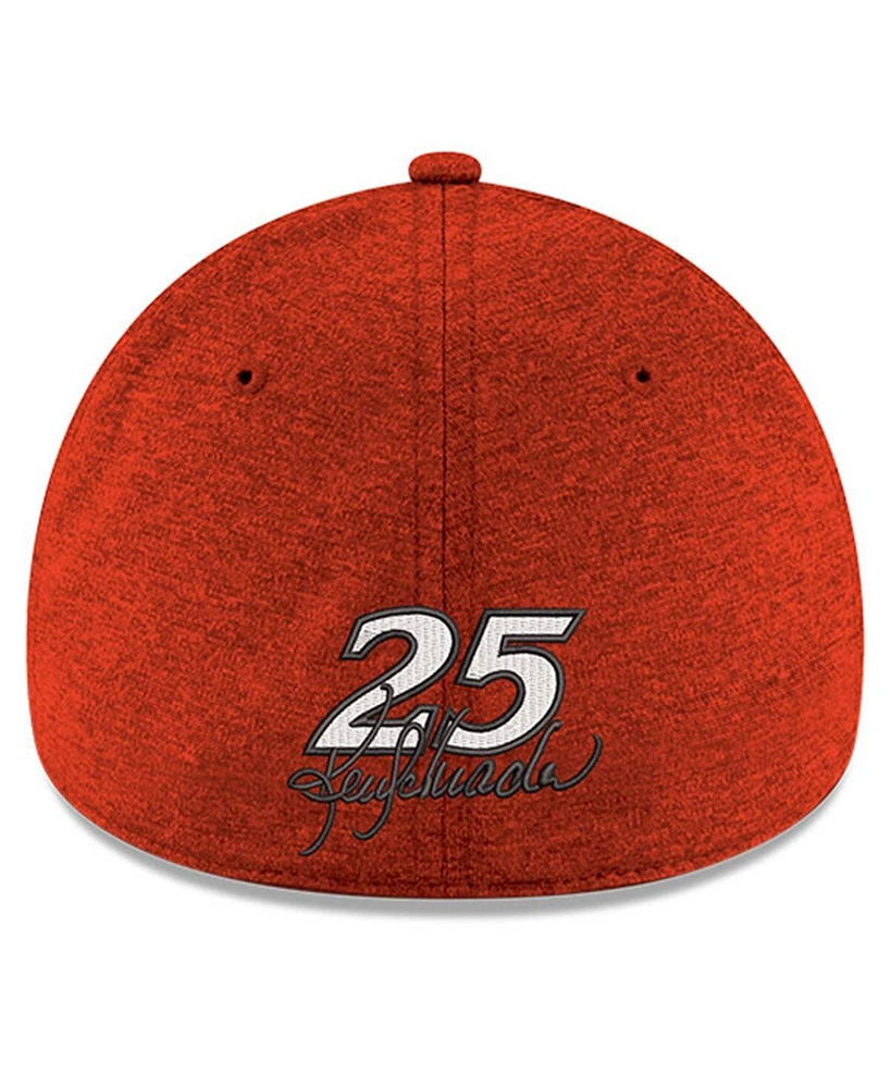 Men's New Era Scarlet Hendrick Motorsports Budweiser 39THIRTY Flex Hat