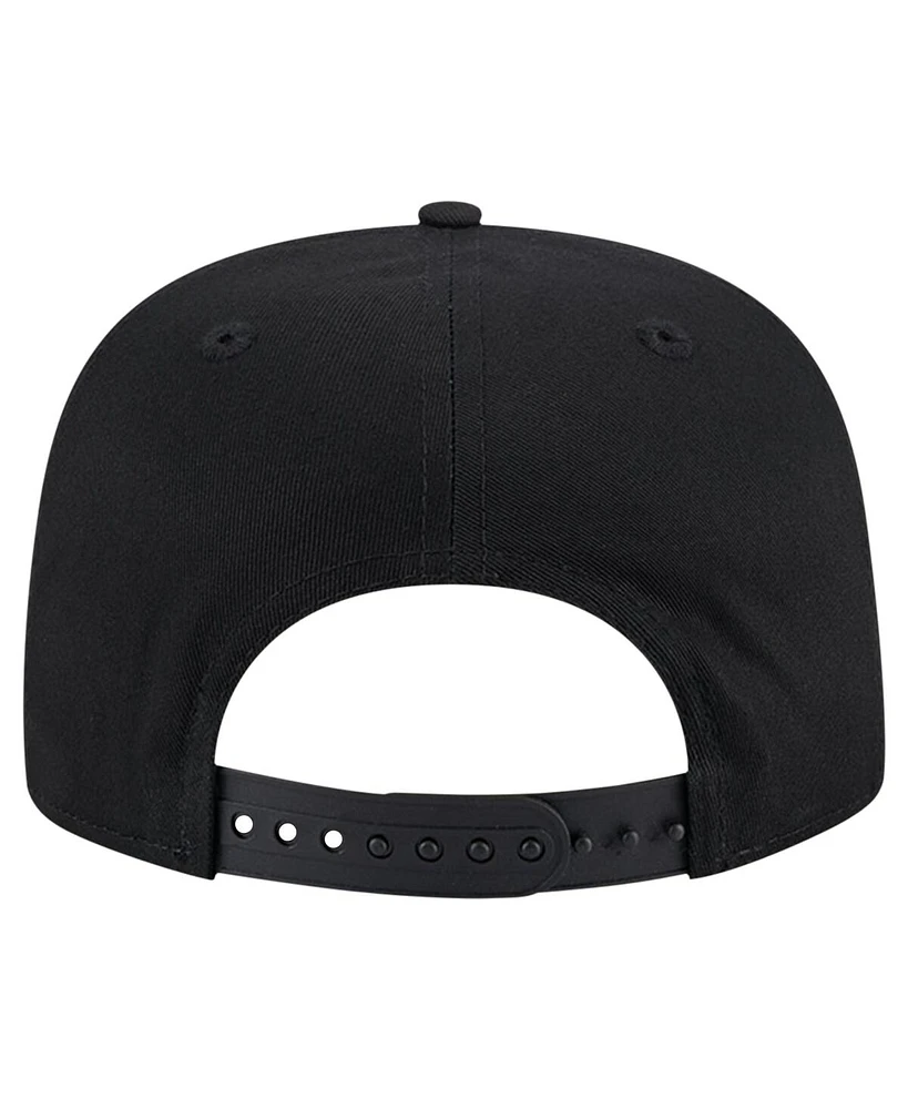 Men's New Era Black Lafc The Golfer Kickoff Collection Adjustable Hat