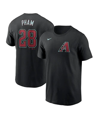 Men's Nike Tommy Pham Black Arizona Diamondbacks 2024 Fuse Name and Number T-shirt