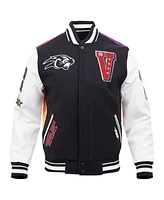Men's Pro Standard Black Virginia Union University 2024 Nba All-Star Game x Hbcu Classic Varsity Full-Snap Jacket