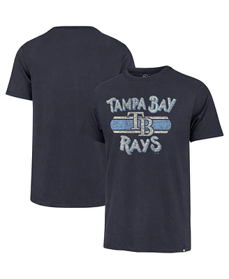 Men's '47 Brand Navy Distressed Tampa Bay Rays Renew Franklin T-shirt