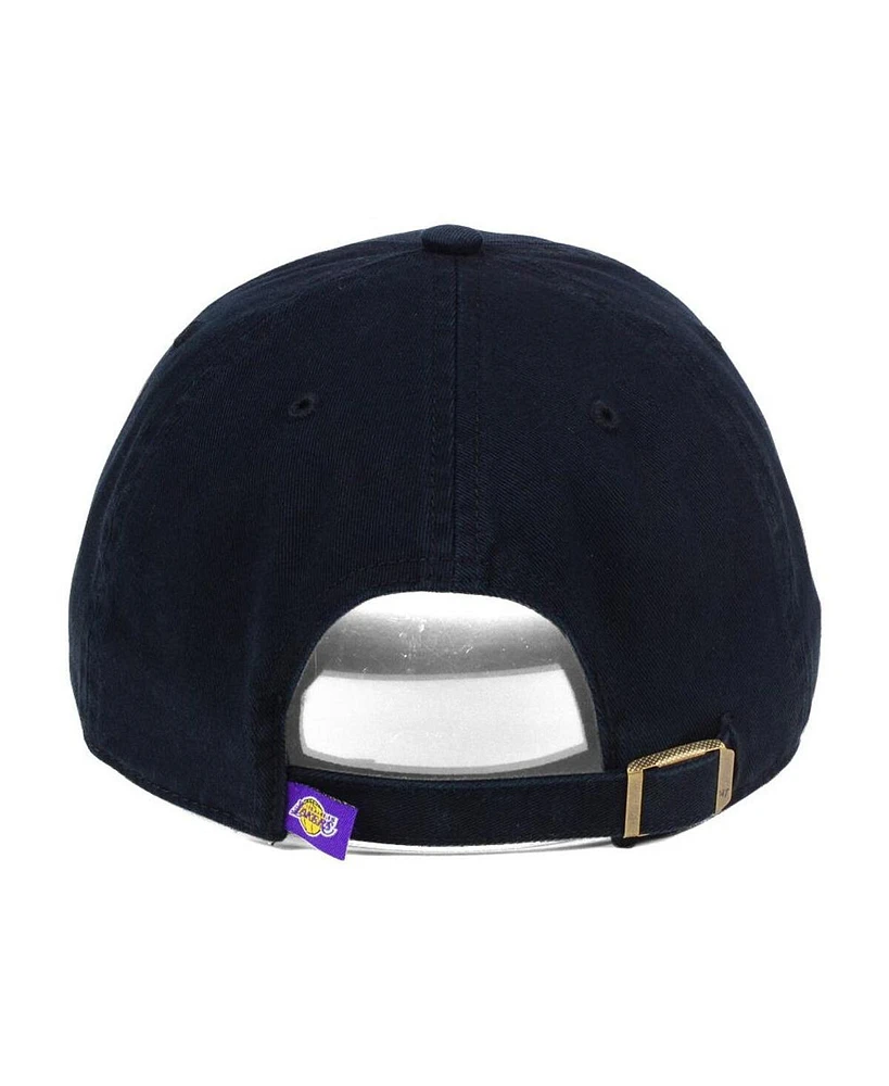 Men's Los Angeles Lakers '47 Brand Clean Up Hat - Black