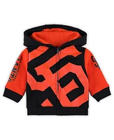 Baby Boys and Girls Outerstuff Black San Francisco Giants Post Card Full-Zip Hoodie Jacket