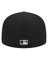 Men's New Era Black Chicago White Sox Metallic Camo 59FIFTY Fitted Hat