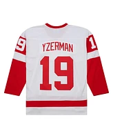 Men's Mitchell & Ness Steve Yzerman White Detroit Red Wings 1983/84 Blue Line Player Jersey