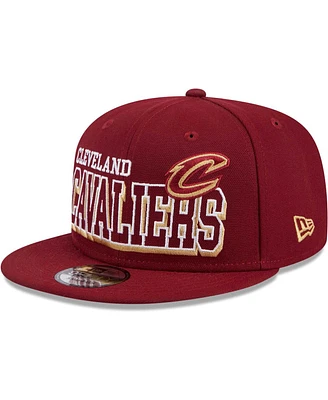 Men's New Era Wine Cleveland Cavaliers Gameday 59FIFTY Snapback Hat