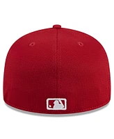 Men's New Era White Cincinnati Reds 2024 Batting Practice 59FIFTY Fitted Hat