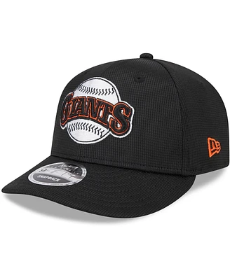 Men's New Era Black San Francisco Giants 2024 Batting Practice Low Profile 9FIFTY Snapback Hat