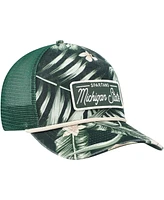 Men's '47 Brand Green Michigan State Spartans Tropicalia Hitch Adjustable Hat