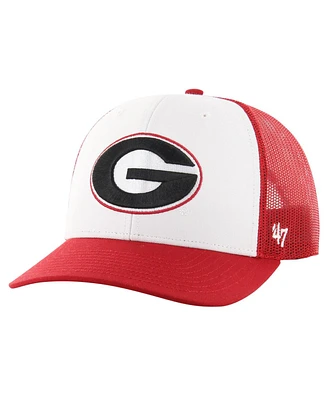 Men's '47 Brand Red Georgia Bulldogs Freshman Trucker Adjustable Hat