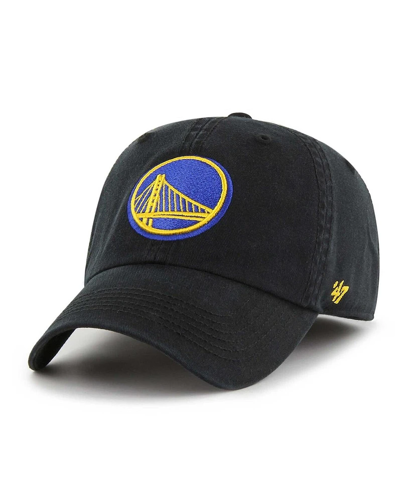 Men's '47 Brand Black Golden State Warriors Classic Franchise Fitted Hat