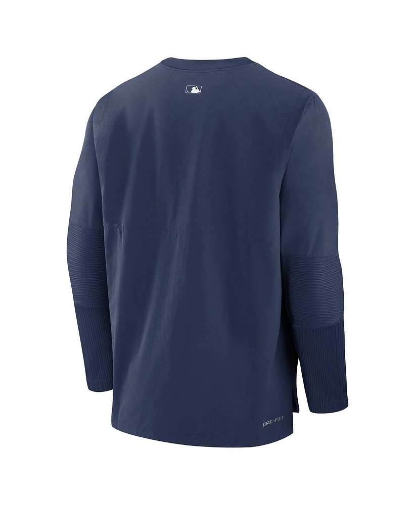 Men's Nike Navy Boston Red Sox Authentic Collection Player Performance Pullover Sweatshirt