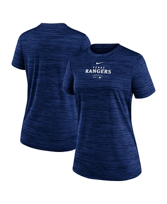 Women's Nike Royal Texas Rangers Authentic Collection Velocity Performance T-shirt