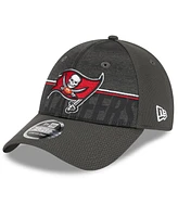 Youth Boys and Girls New Era Pewter Tampa Bay Buccaneers 2023 Nfl Training Camp 9FORTY Adjustable Hat