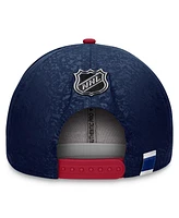 Men's Fanatics Navy, Red Montreal Canadiens Authentic Pro Rink Two-Tone Snapback Hat