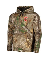 Men's Dunbrooke Camo Cleveland Guardians Champion Realtree Pullover Hoodie