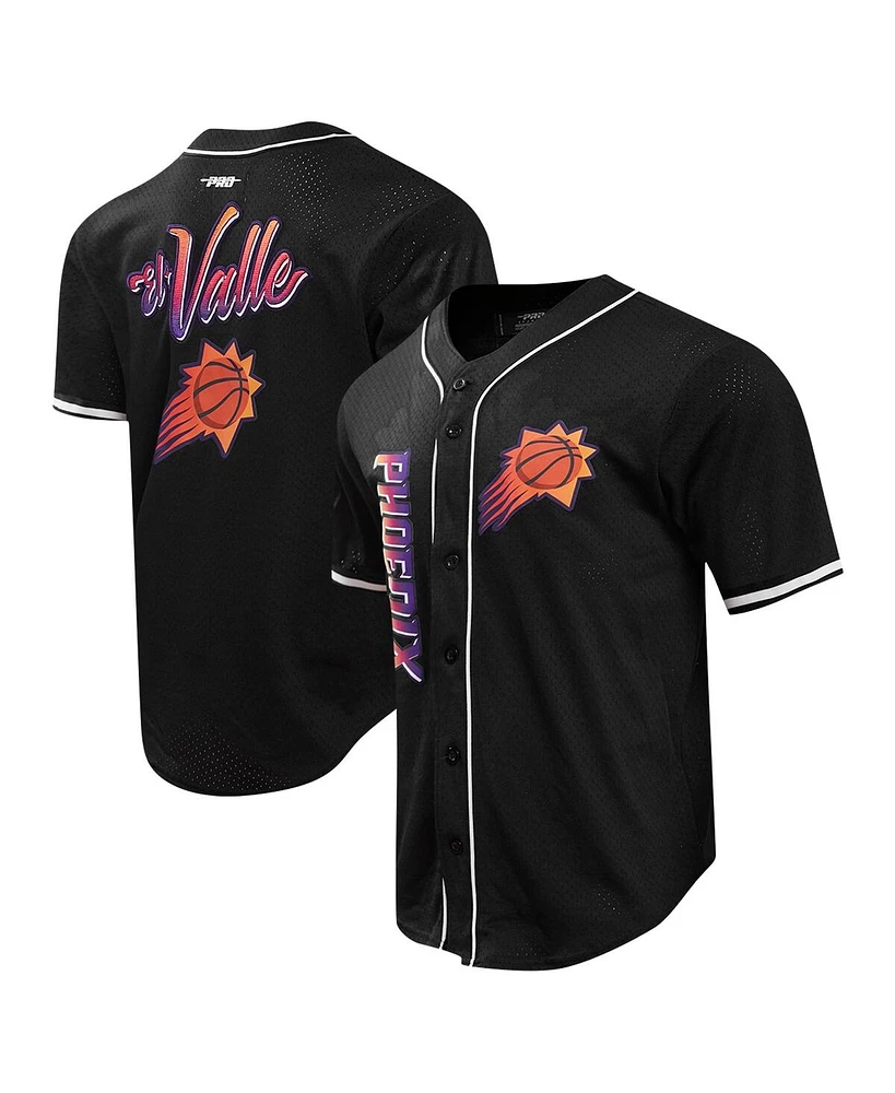 Men's Pro Standard Black Phoenix Suns 2023/24 City Edition Mesh Baseball Jersey