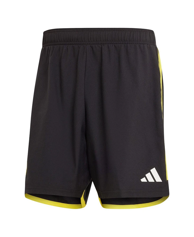 Men's adidas Black Columbus Crew 2024 Home Aeroready Authentic Shorts