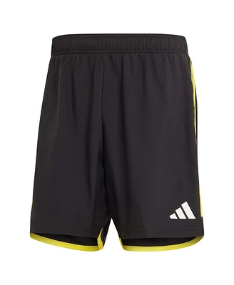 Men's adidas Black Columbus Crew 2024 Home Aeroready Authentic Shorts