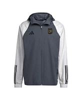 Men's adidas Gray Lafc 2024 All-Weather Raglan Full-Zip Jacket