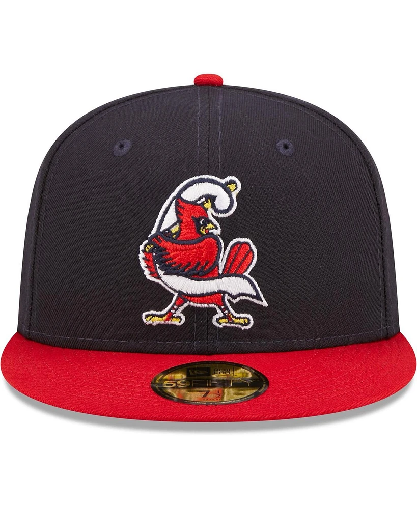 Men's New Era Navy Springfield Cardinals Authentic Collection 59FIFTY Fitted Hat